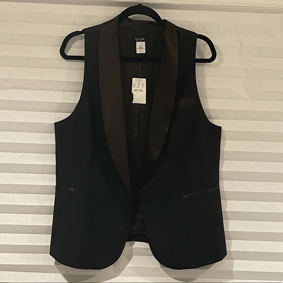 Vintage style J.Crew vest 🖤🤍 - Picture 1 of 3